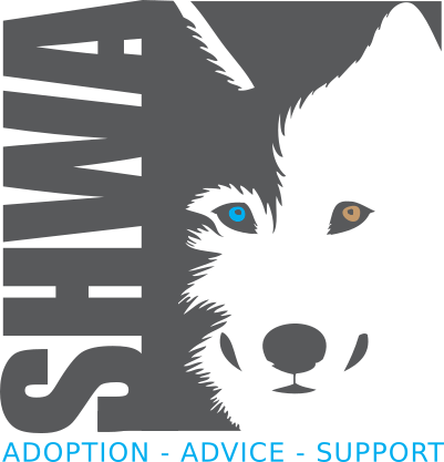 shwa logo siberian husky welfare association